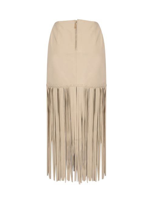Gonna in pelle con frange BLUGIRL | RA6029 P035630907